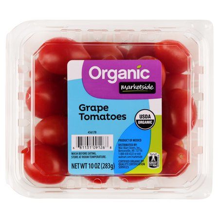 Organic Grape Tomatoes, 10 oz | Walmart Online Grocery