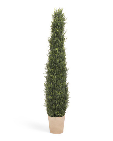 48in Uv Resistant Outdoor Safe Faux Cypress Tree | TJ Maxx