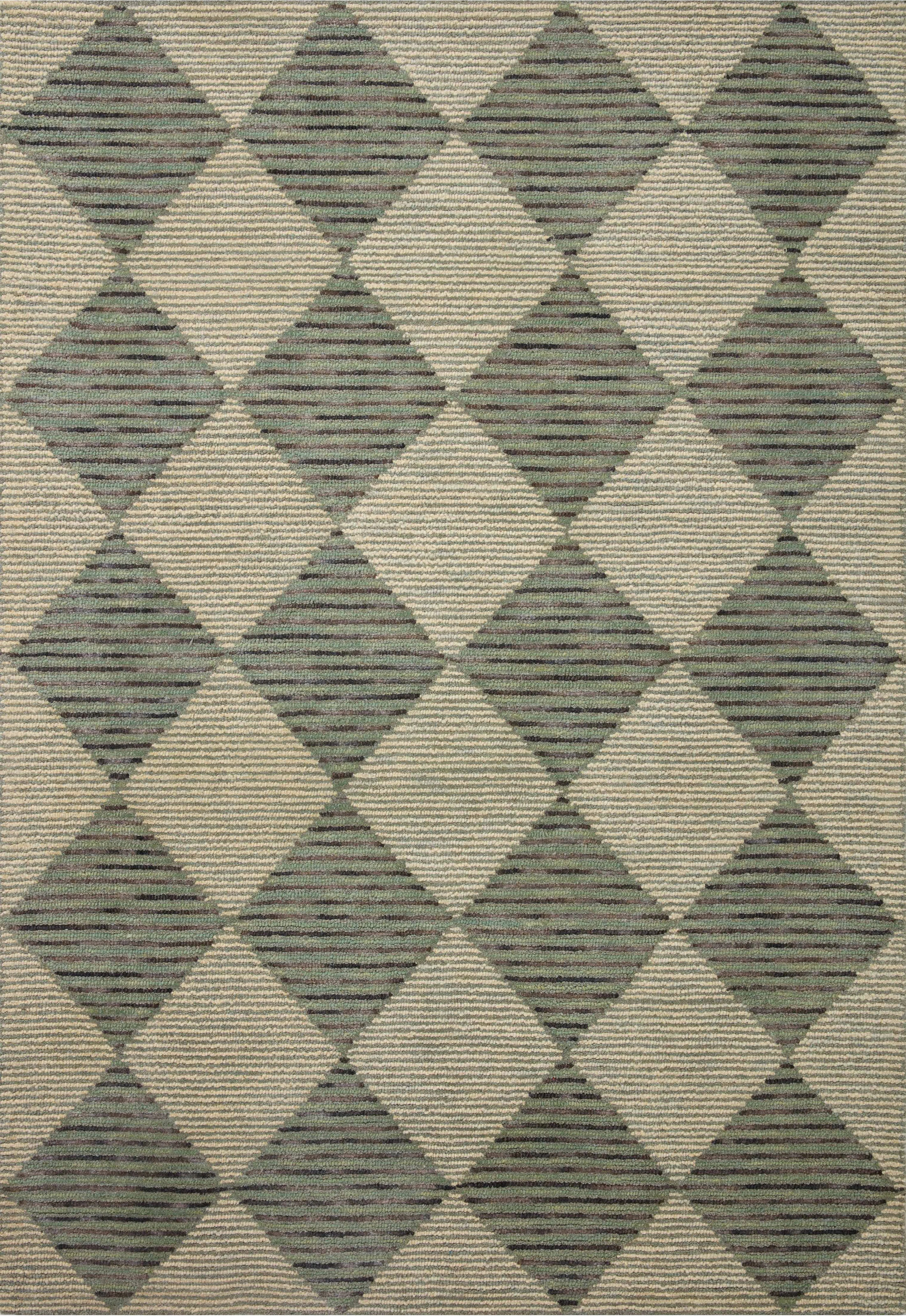 Francis Hand Hooked Wool Geometric Rug | Wayfair North America