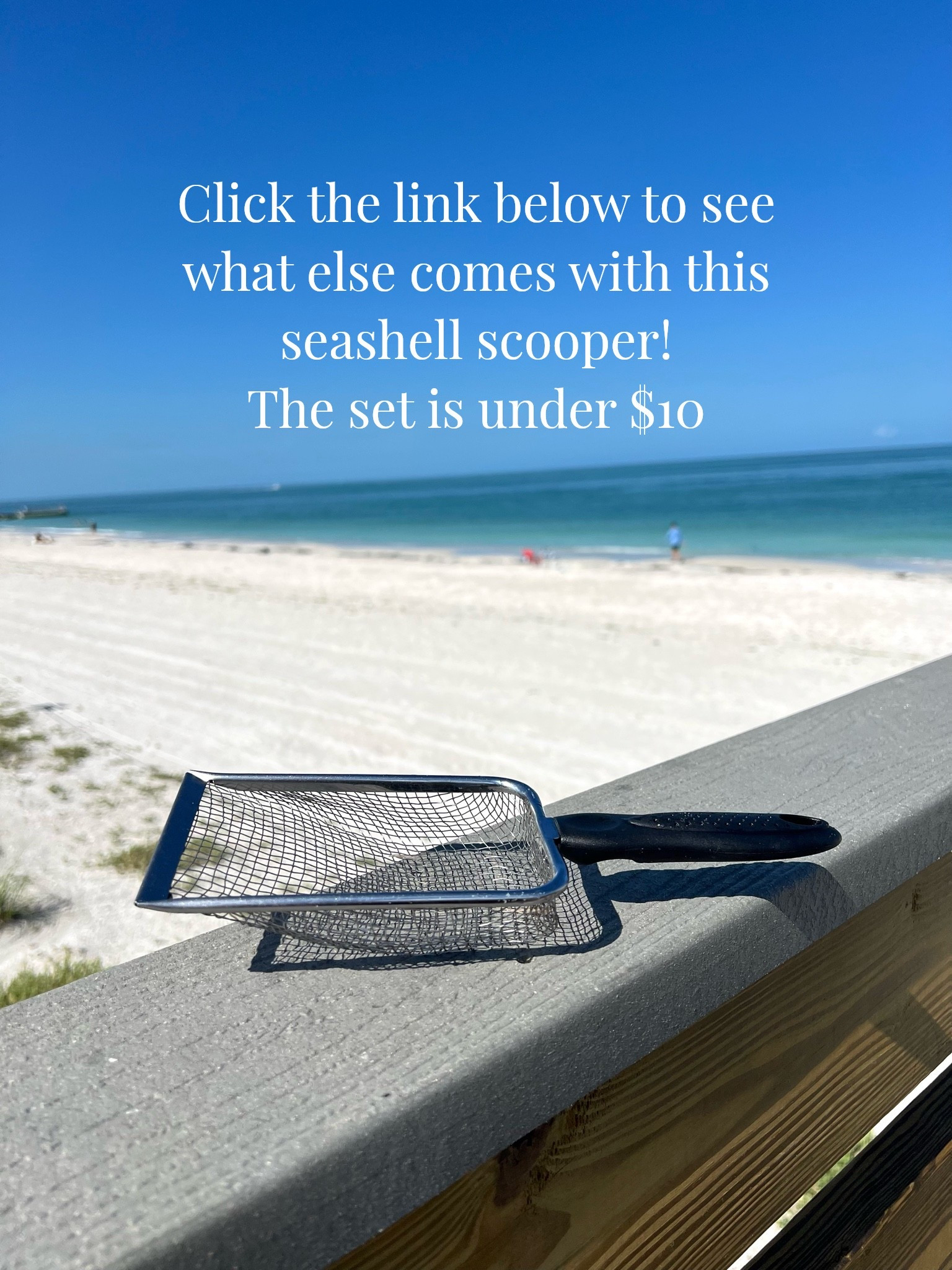 Click the link below to see what else comes with this seashell scooper! The set is less than $10! Let your next beach adventure be the one where you find plenty of seashells!

#LTKSeasonal #LTKOver40 #LTKSaleAlert #LTKTravel #LTKgrwm #LTKU #LTKSwim