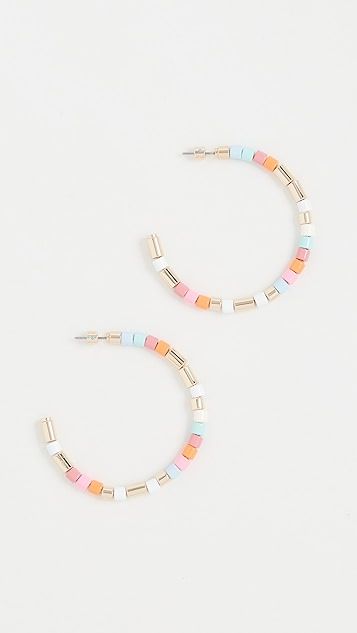 Pastel Hoop Earrings | Shopbop