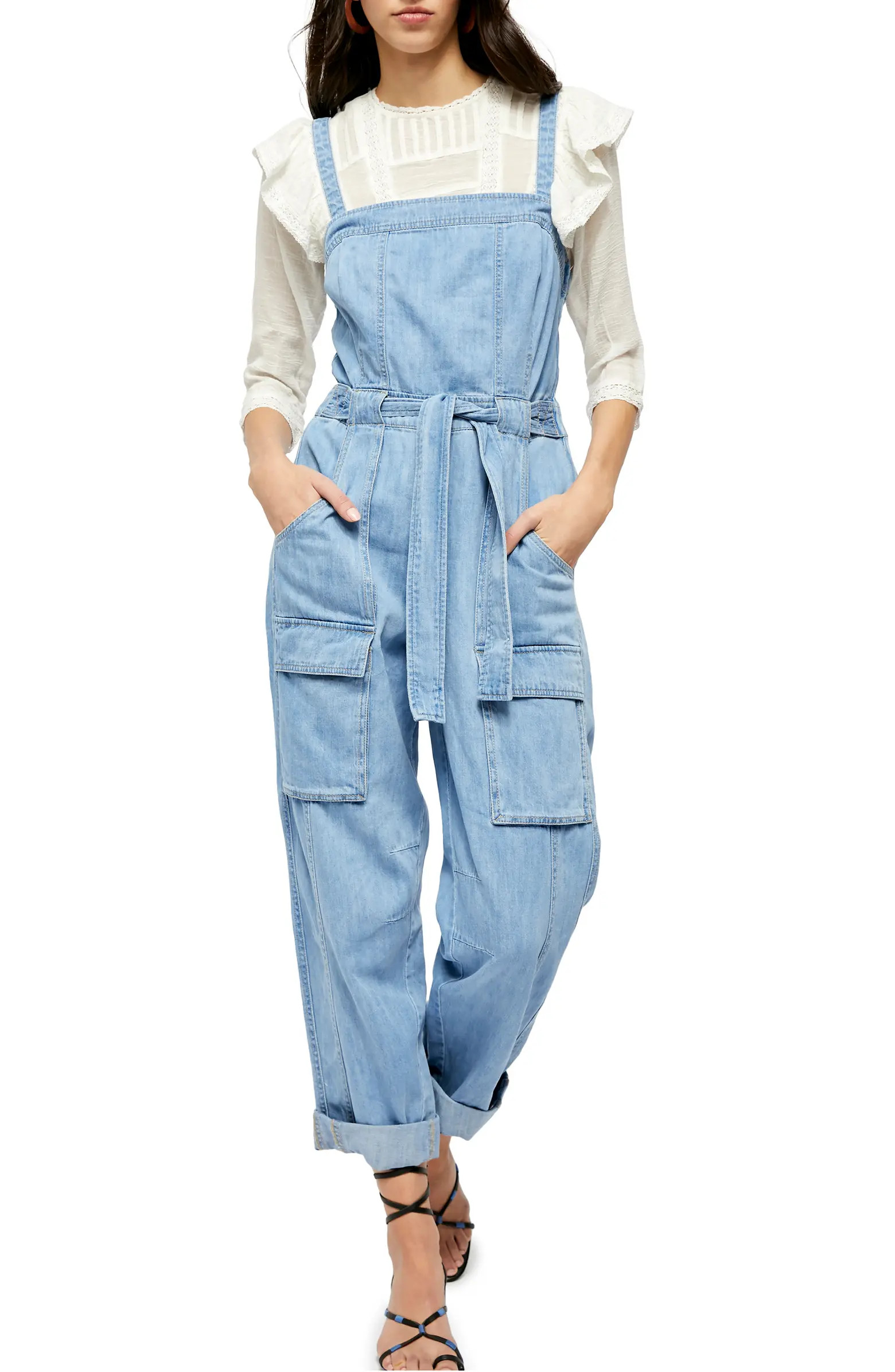 Free People Go West Denim Jumpsuit | Nordstrom | Nordstrom