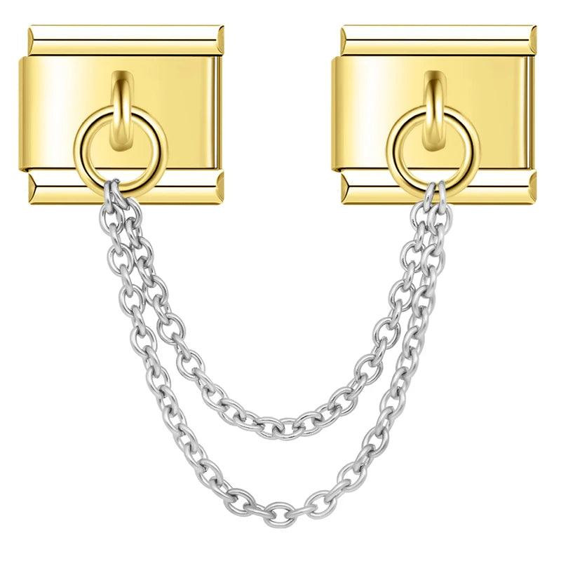 Double Linked Charms, Gold | Charms Official