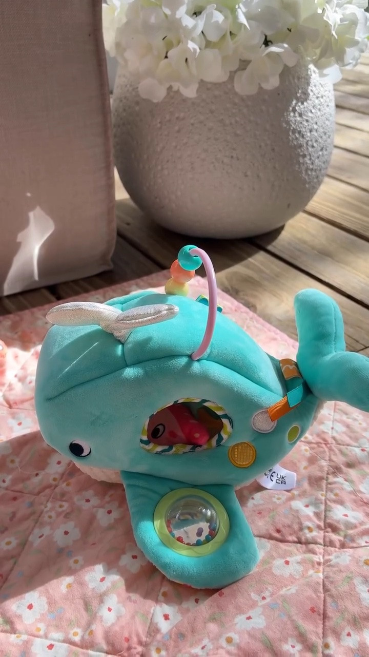 our new favorite baby toy from amazon 🫧🌸👏🏼🐳 say TOY for 🔗! so soft & has great reviews! 

my mom got this for Isla & she absolutely loves it - perfect for babies 6-12 months 🌴 #amazonfinds #babytoys #babytoy #7monthsoldbaby #babyfinds