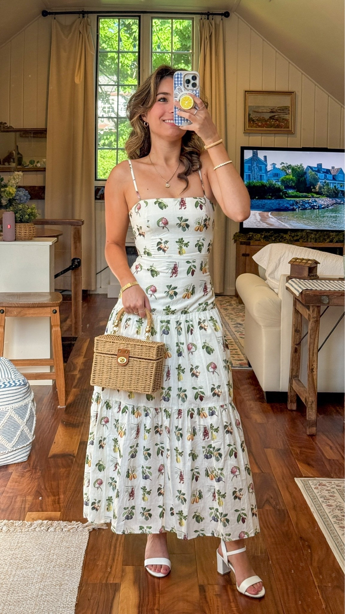 I cannot believe this @Macys dress is real!! The perfect drop waist, fruit pattern and summer vibes all in one🍓✨🍇 

summer staples / white dress / nancy meyers / ina garten / drop waist dress / fruit pattern / coastal granddaughter / cute summer clothes / summer outfit inspiration / coastal grandmother / classic style / summer chic / patterned white dress / maxi dress

#LTKootd #LTKgrwm #LTKSeasonal