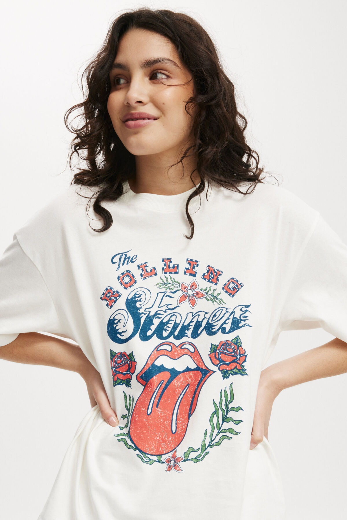 Rolling Stones Boxy Graphic Tee | Cotton On (US)