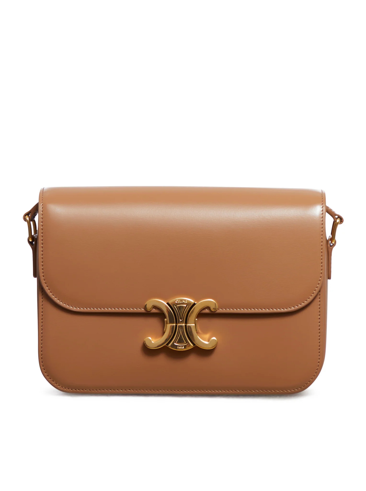 TRIOMPHE CLASSIQUE BAG IN POLISHED CALF LEATHER - Celine - Woman | Suitnegozi INT