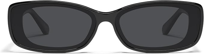 QUAY - Womens Sunglasses, Polarized Square Lenses with UV Protection (Vibe Check, Black) | Amazon (US)