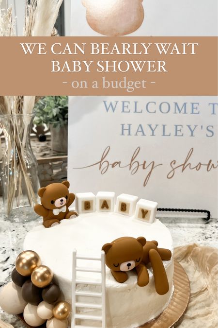 We can Bearly wait baby shower on a budget! Amazon baby shower decor 

#LTKunder100 #LTKunder50