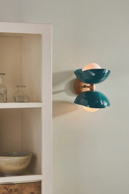 Emile Chrome Double Sconce | Anthropologie (US)