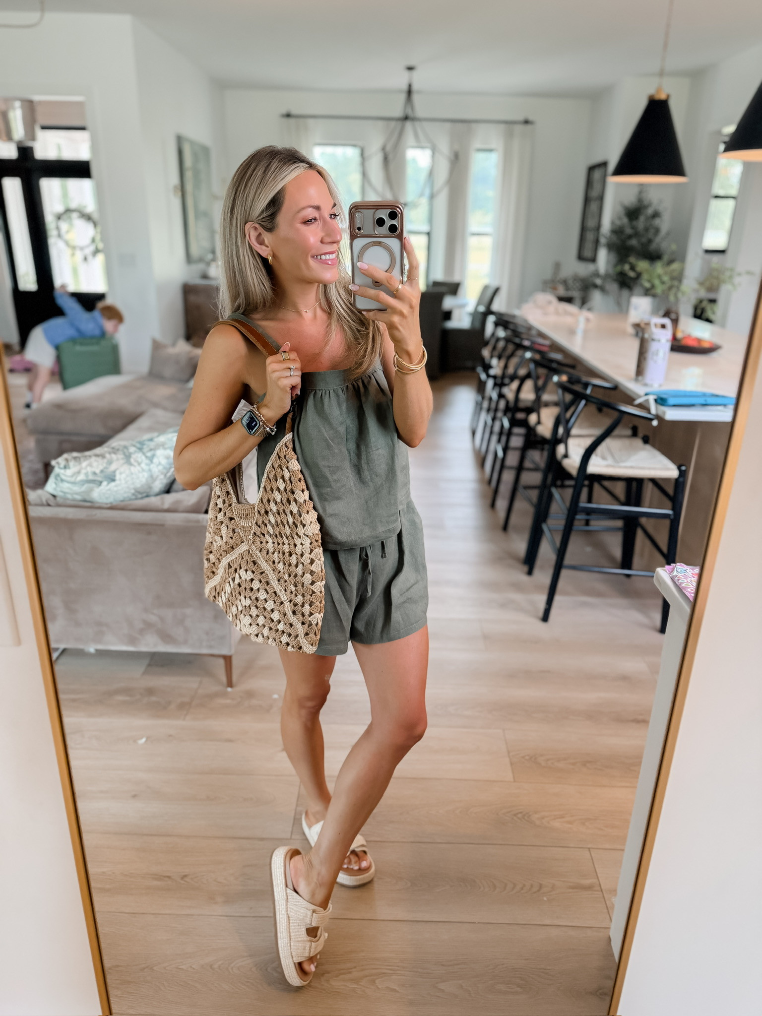 My favorite kind of a summer outfit - a linen matching set that makes getting dressed a breeze while helping you feel chic and out together! I’ve also linked my favorite non-slip strapless bra by @prokloud that’s actually comfortable and supportive!

#LTKootd #LTKPetite #LTKSeasonal