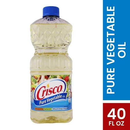 Crisco Pure Vegetable Cooking Oil, 40 fl oz | Walmart (US)