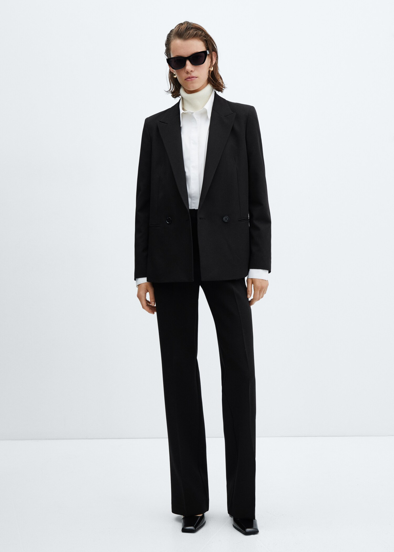 Double-breasted blazer | MANGO (US)