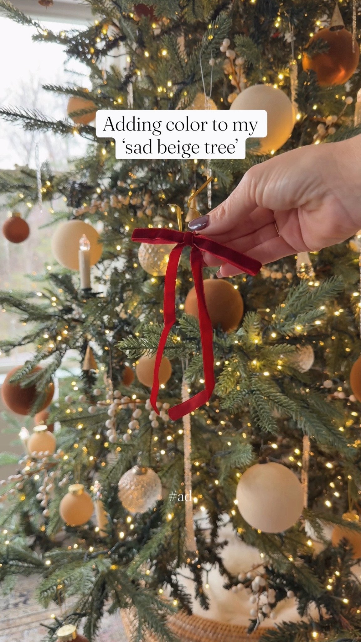 If you want to incorporate color into your Christmas decor, these mini bows are a perfect place to start! They come in a pack of 24 and are currently under $10 during the @amazon Black Friday event. ✨ I added them to my tree here but they also make a beautiful addition to wreaths, stockings, nutcrackers and more!

#ad #founditonamazon #WinterFavorites2025 @shop.ltk #liketkit

#LTKSeasonal #LTKHoliday #LTKFindsUnder50