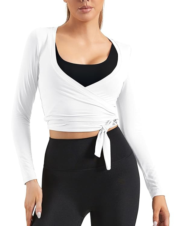 Women Tie Front Shrug Long Sleeve Bolero Cardigan Lightweight Casual Tops | Amazon (US)