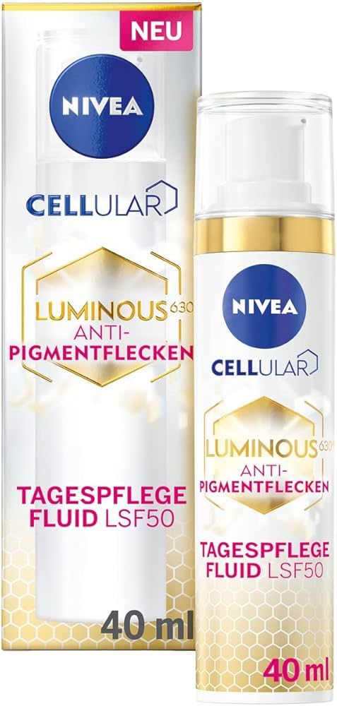 NIVEA Cellular Luminous630 Moisturising Anti-Pigment Spot Fluid (40ml) Pigment Spot Cream with SP... | Amazon (US)