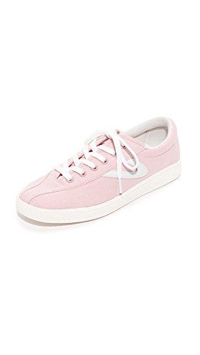Tretorn Women's Nylite Plus Chambray Sneakers, Pink/White, 10 B(M) US | Amazon (US)