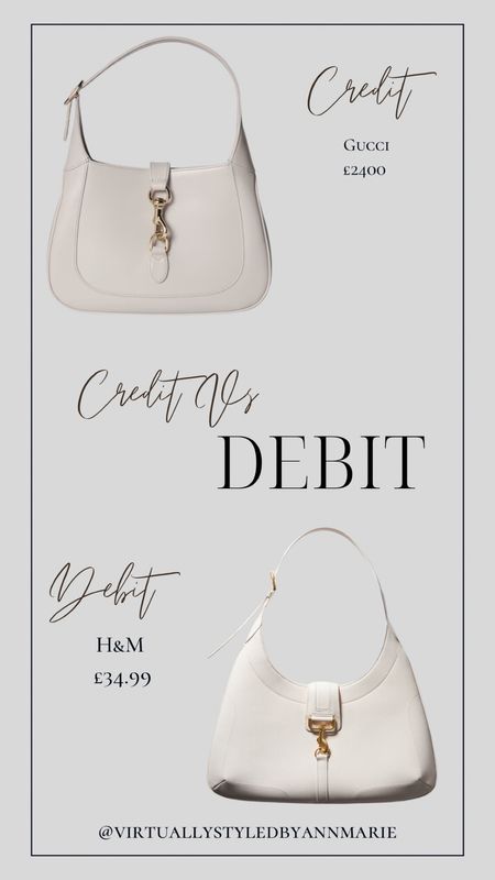 Credit V Debit 

Save Vs Splurge with the Gucci Jackie Bag in Off White 