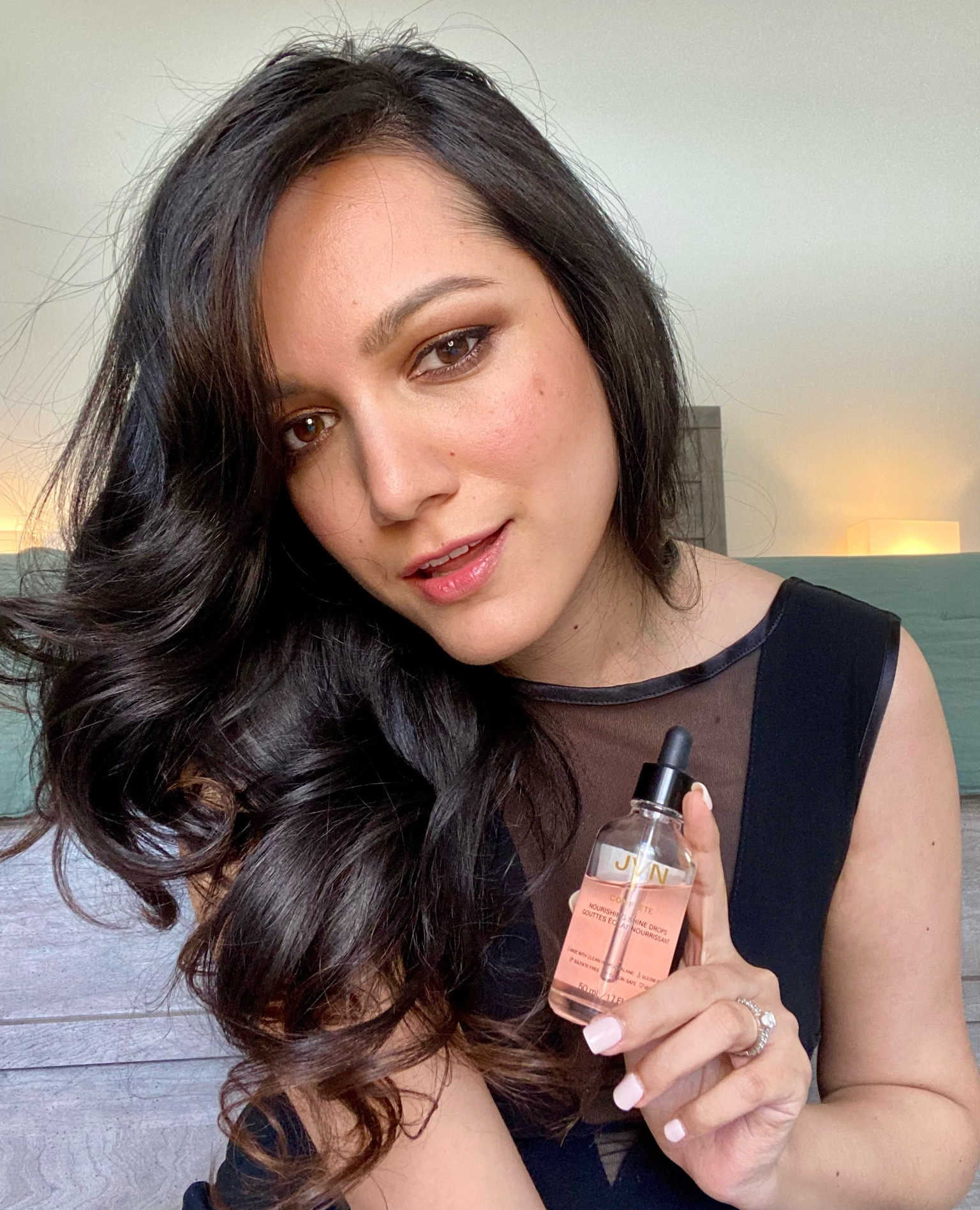 Best hair oil/ shine/finishing serum with heat protection! Non greasy and smells like HEAVEN!

#LTKunder100 #LTKbeauty #LTKSeasonal