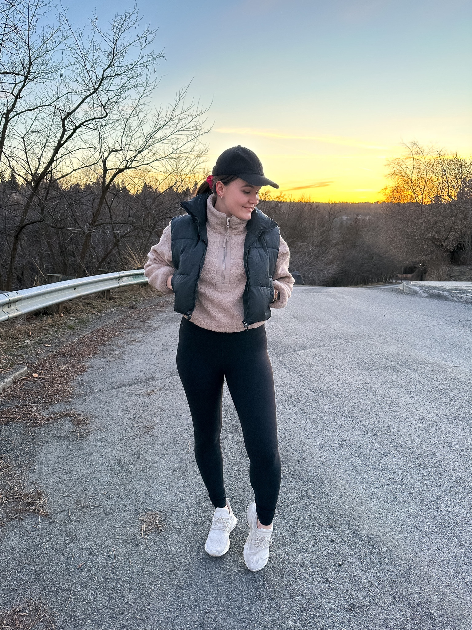 Cute and casual workout outfit. Perfect for nature walks going into spring!

I’m wearing a L vest, M sweatshirt, size 8 leggings and size 9 sneakers 

#LTKSeasonal #LTKfit #LTKstyletip