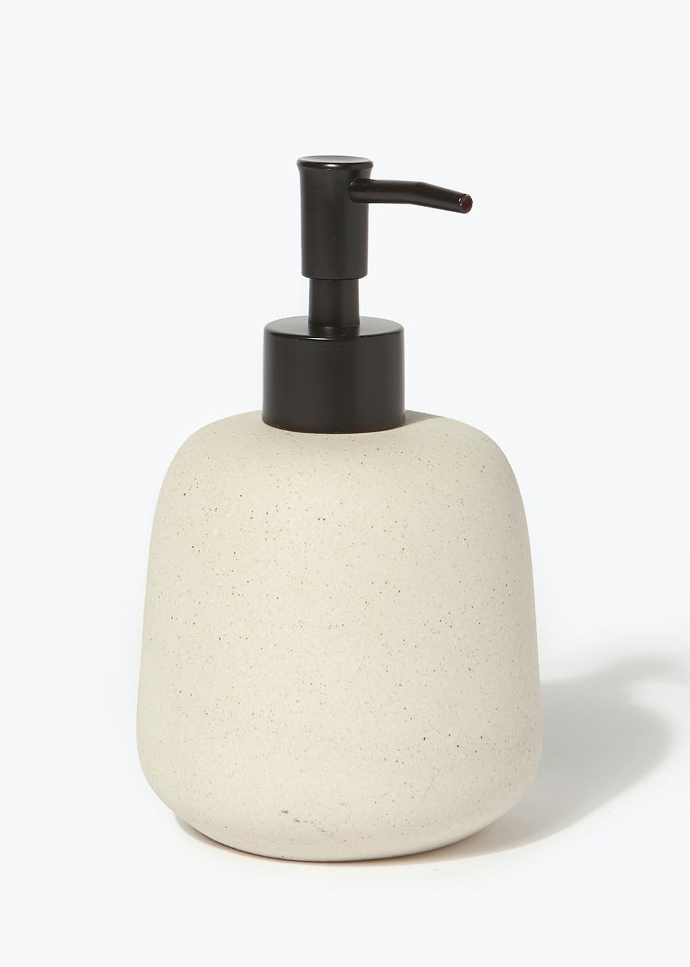Ceramic Matte Soap Dispenser (20cm x 8cm) – Cream | Matalan (UK)