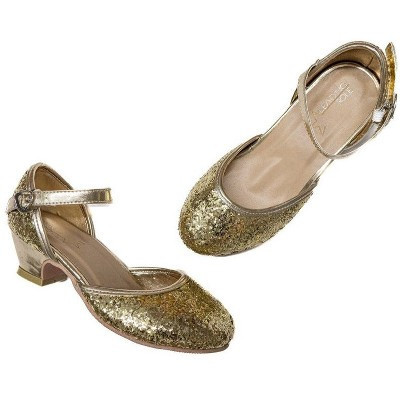 A Leading Role Premium Gold Sparkle Heels 9/10 | Target