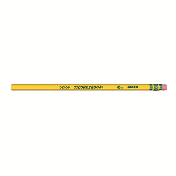 Ticonderoga 24 Count Yellow Wood Case Pencil, Unsharpened - Walmart.com | Walmart (US)