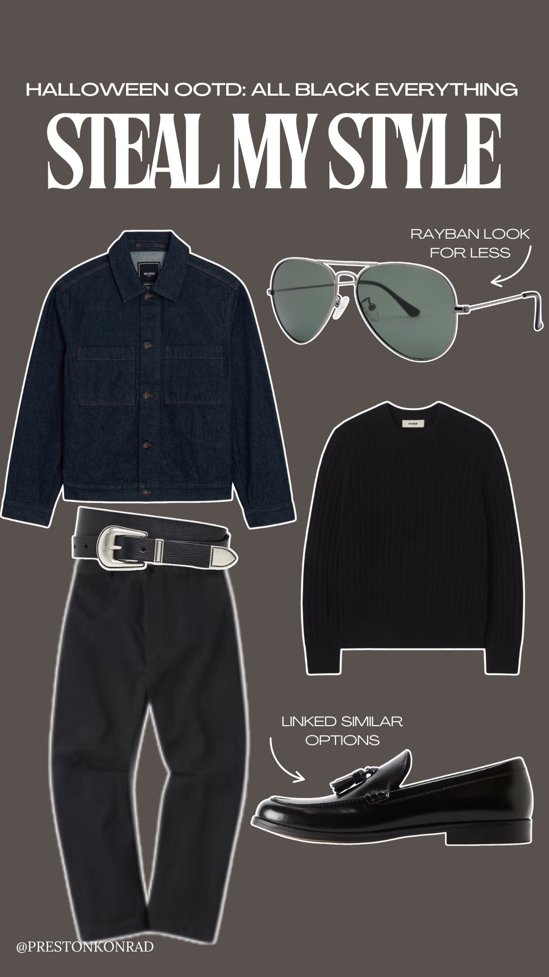 Halloween look broken down for you🎃👻🖤

#LTKStyleTip #LTKMens #LTKHalloween