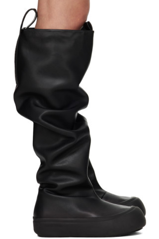 Black Fisherman Boots | SSENSE