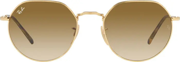 Ray-Ban Jack 53mm Round Sunglasses | Nordstrom | Nordstrom