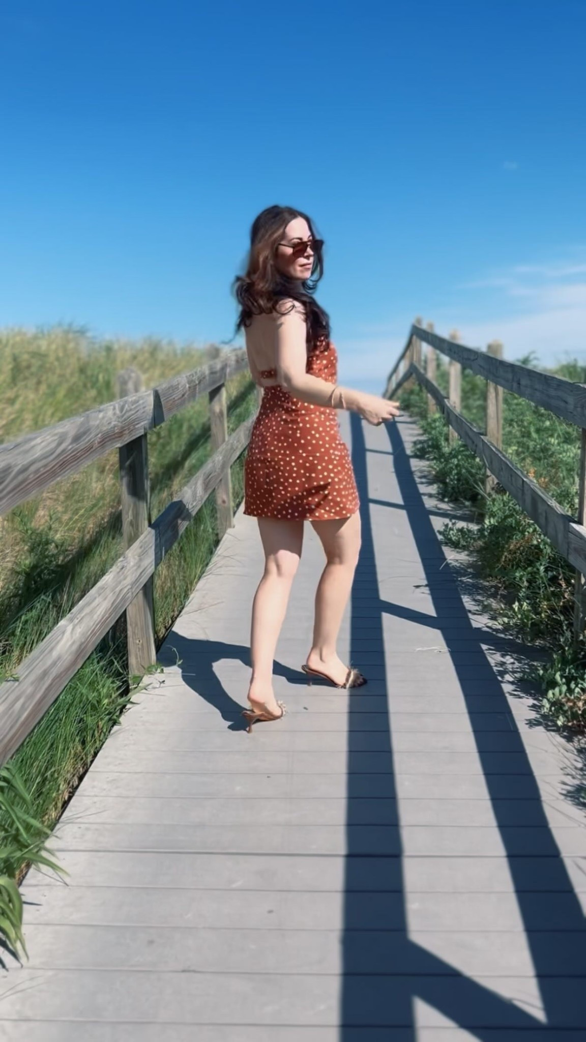 a Bambi print dress aka my o o t d .