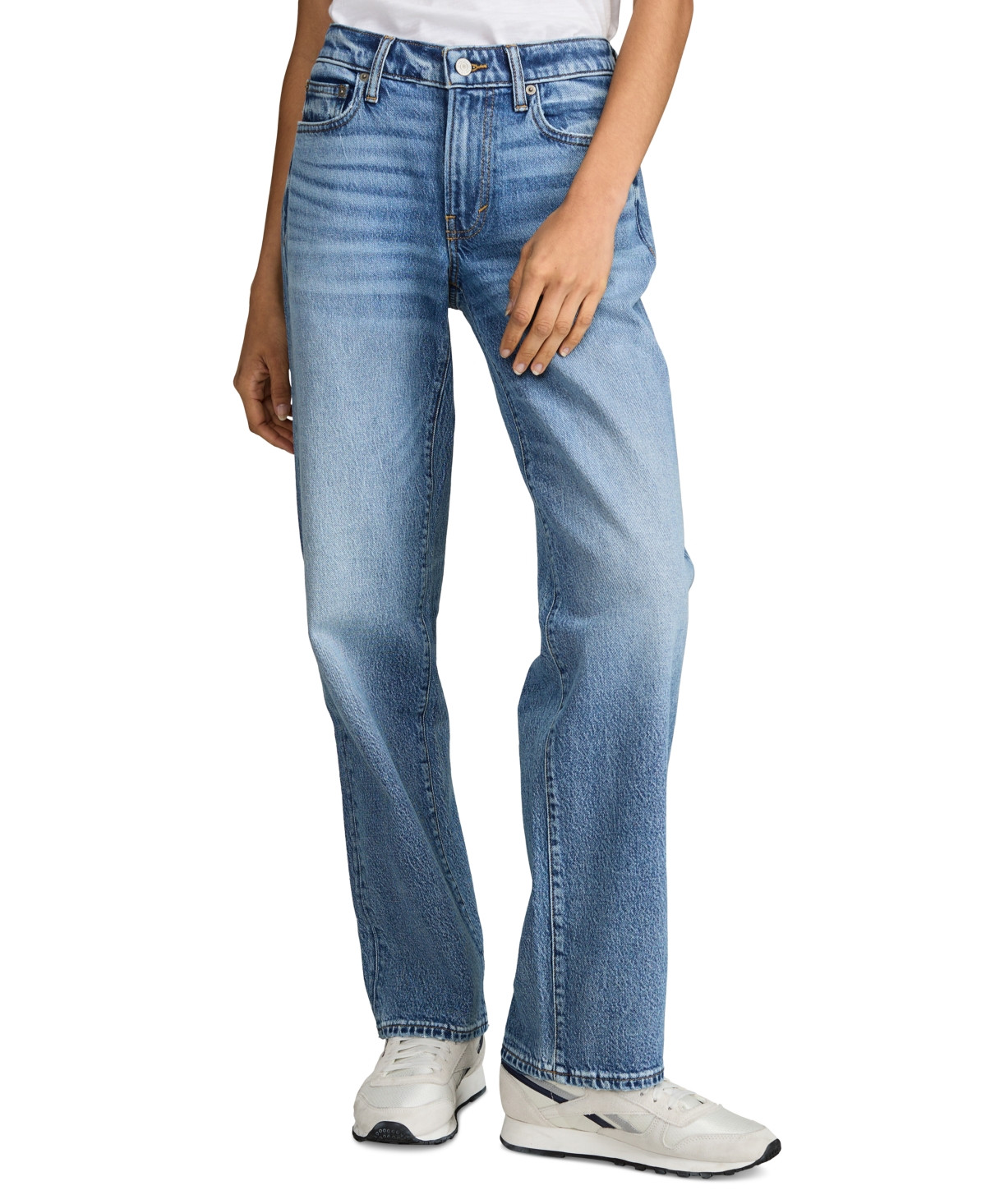 Lucky Brand Women's The Baggy Wide-Leg Jeans - Pisces | Macy's
