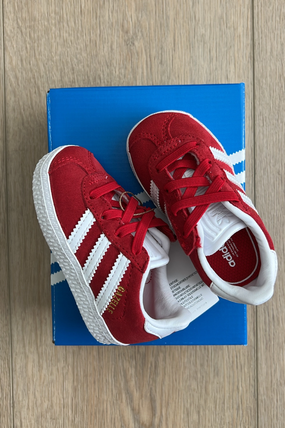 Cutest little toddler shoes 🍒 red gazelles 

#LTKBaby #LTKFamily #LTKKids