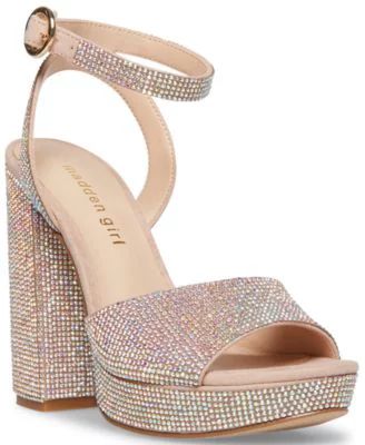 Madden Girl Women's Summit-R Rhinestone Platform Dress Sandal | Walmart (US)