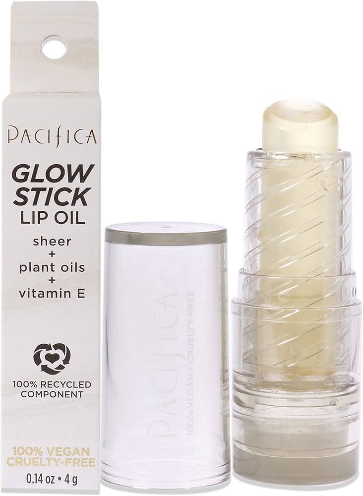 Pacifica Glow Stick Lip Oil - Clear Sheer Women 0.14 oz | Amazon (US)