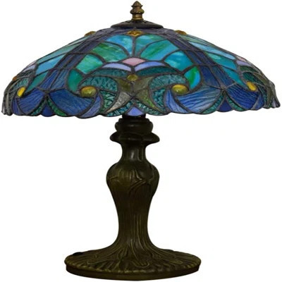 12 inch ocean light Tiffany table lamp handmade stained glass Turkish lamp bedside lamp classic desk lamp art decorative for bedroom living room bar | Wayfair North America