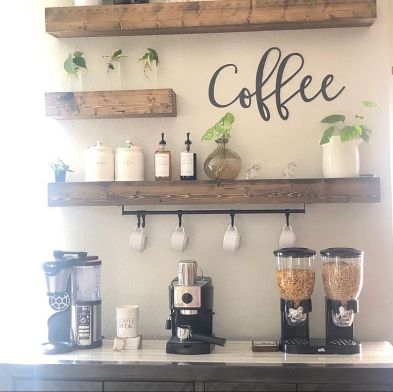 Coffee Metal Word  Coffee Sign  Coffee Bar Decor  Coffee | Etsy | Etsy (US)