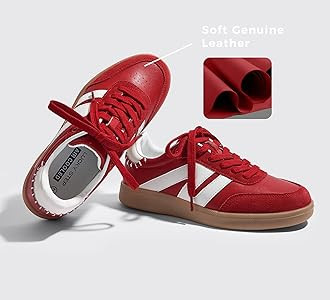 Amazon.com | LUCKY STEP Women Classic Retro Gum Sole Fashion Sneakers Casual Tennis Skate Shoe Ge... | Amazon (US)