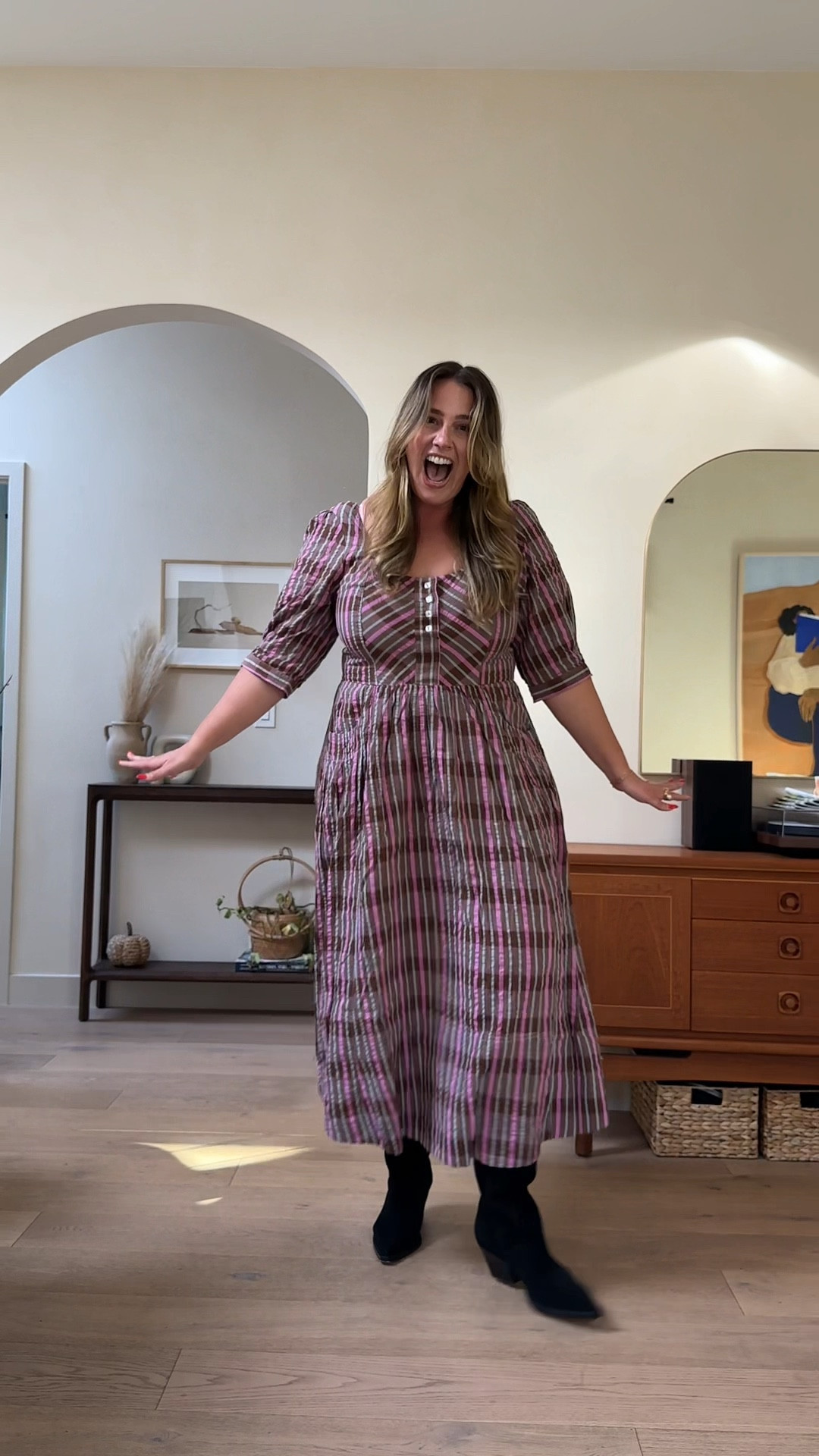 Such a cute option for Thanksgiving this year! I’m wearing the XL! 

#LTKMidsize #LTKPlusSize #LTKSeasonal