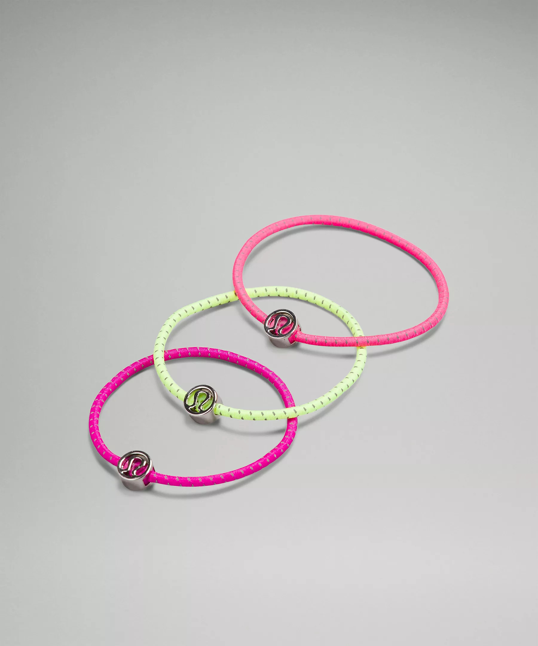 Glow On Hair Ties 3 Pack | Lululemon (US)