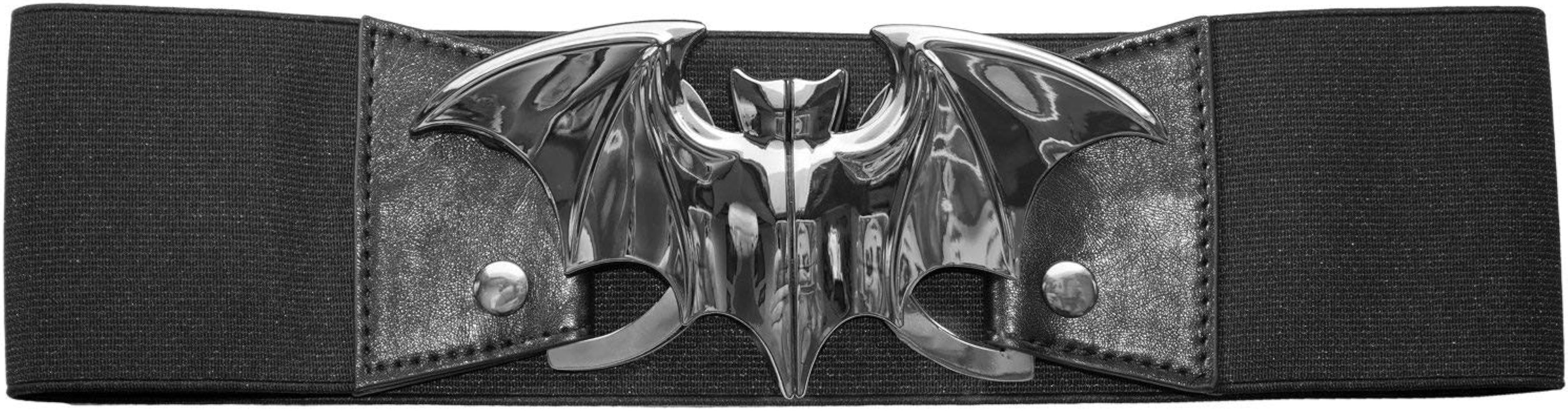 kreepsville 666 Elastic Waist Belt Bat Silver Elastic Split Buckle Fastening | Amazon (US)