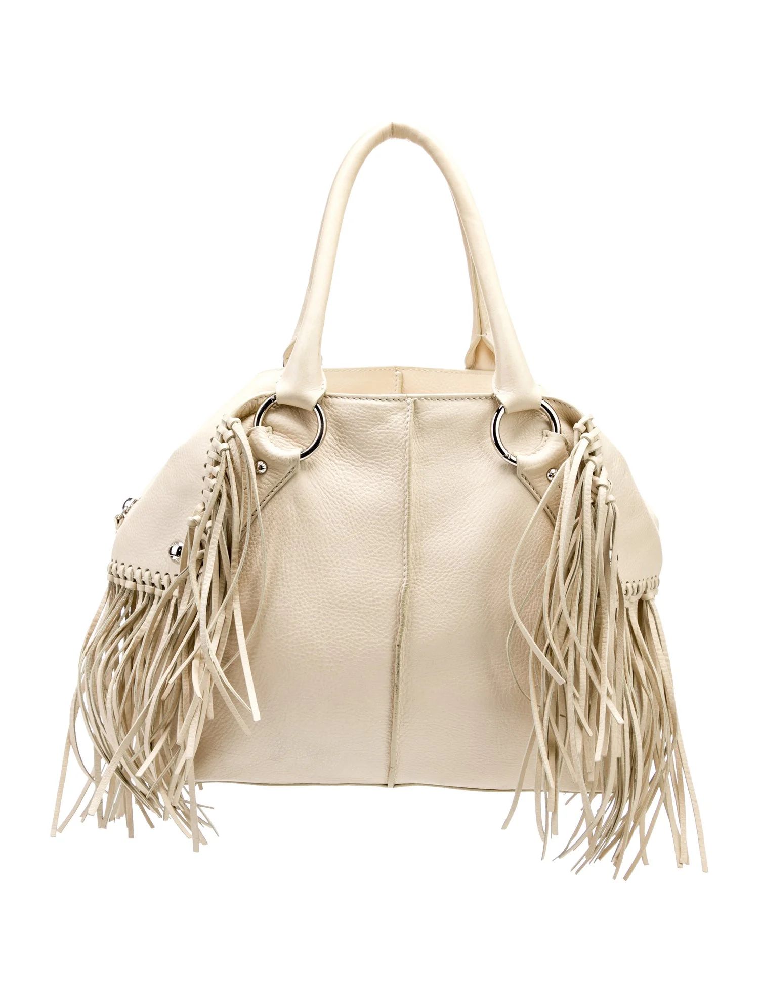 Fringed Leather Tote Bag | The RealReal