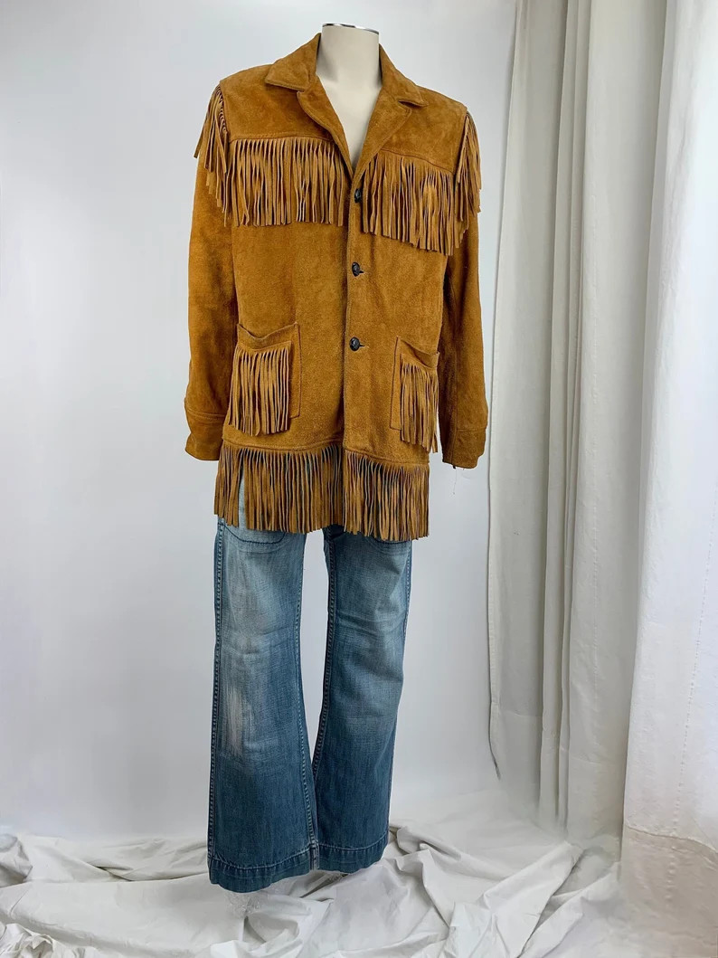 1960's-70's Suede Fringe Jacket BERMAN'S LEATHER - Etsy Canada | Etsy (CAD)