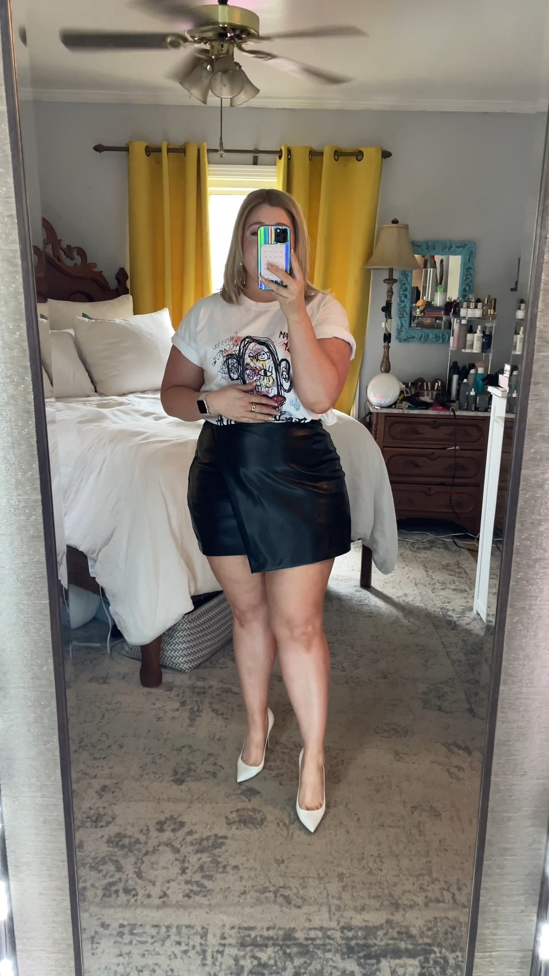 Louboutins + a leather skort = outfit perfection

#LTKmidsize #LTKshoecrush