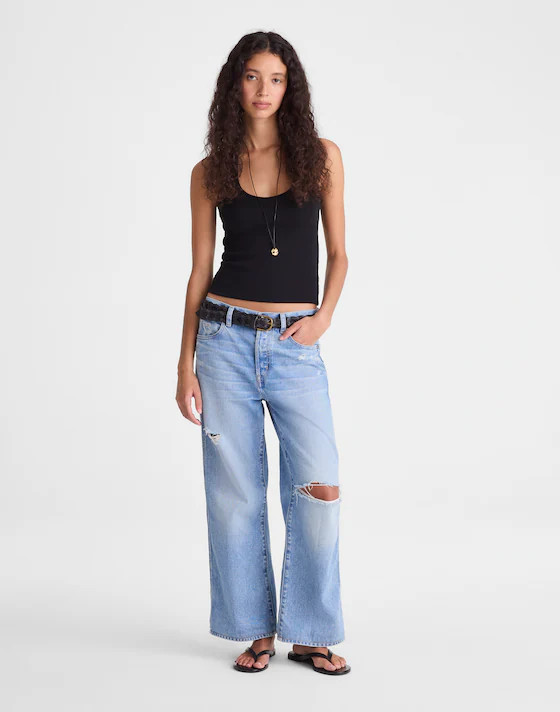 The '90s Halter Top in Compact Cotton | Madewell