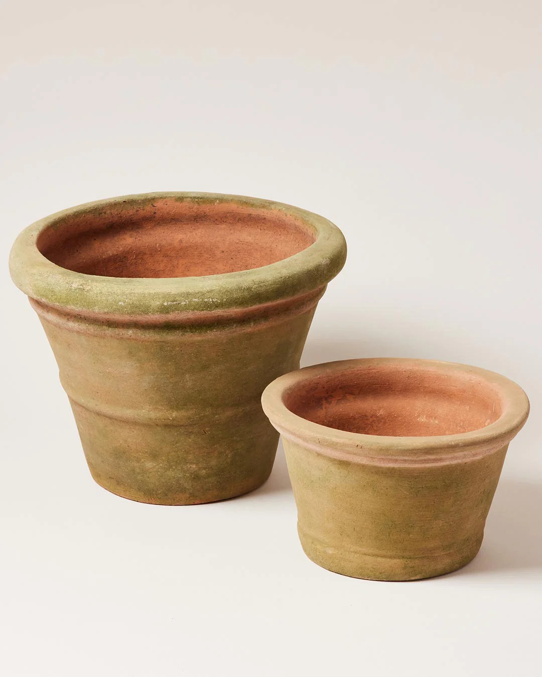 Aged Terracotta Garden Pots - Ridgeline | Farmhouse Pottery