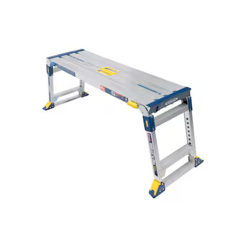 Werner Aluminum 1.7-ft H x 3.9-ft L Pro Linking Platform 300-lb | Lowe's
