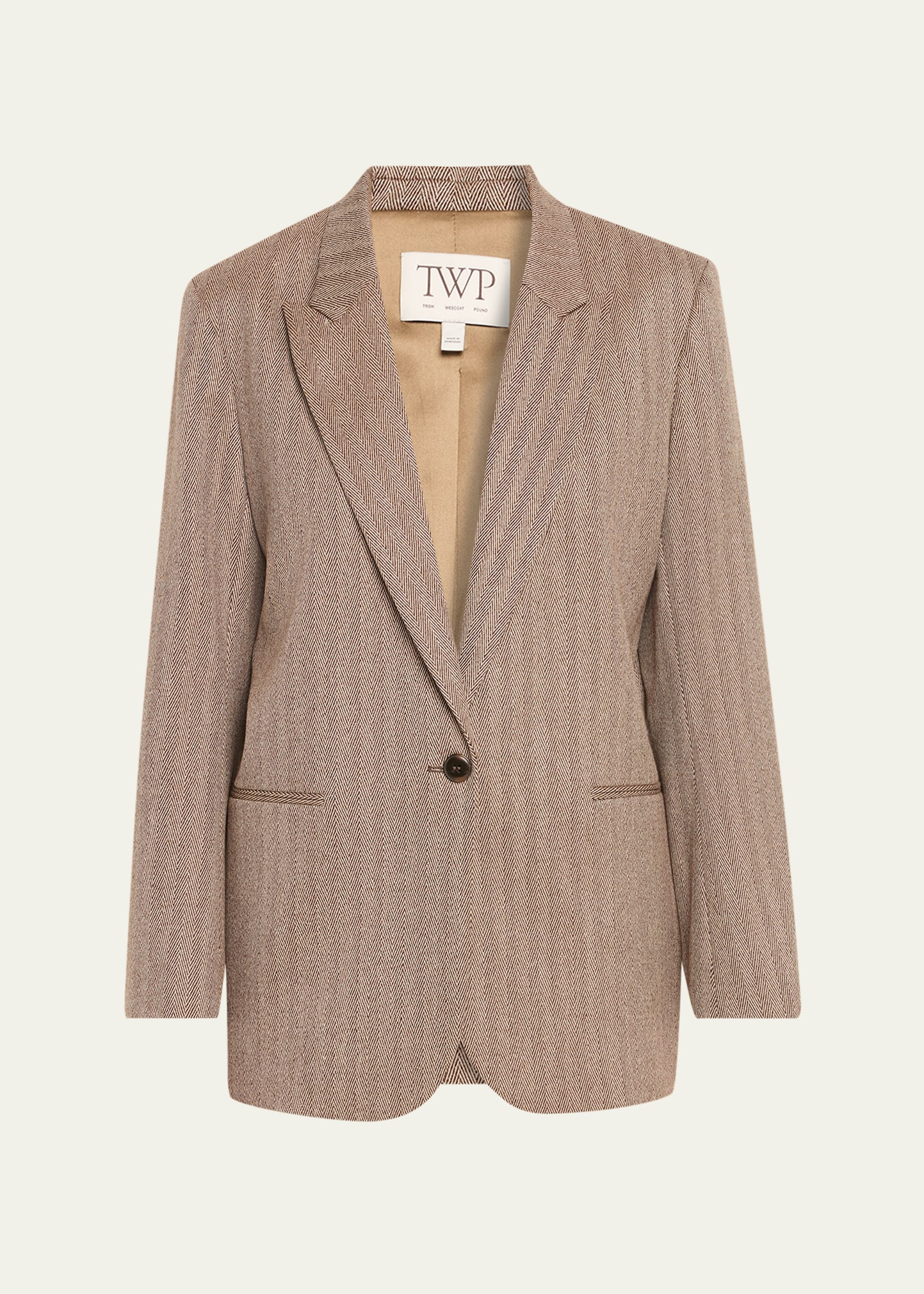 TWP Girl Boy Girl Chevron Wool Blazer | Bergdorf Goodman