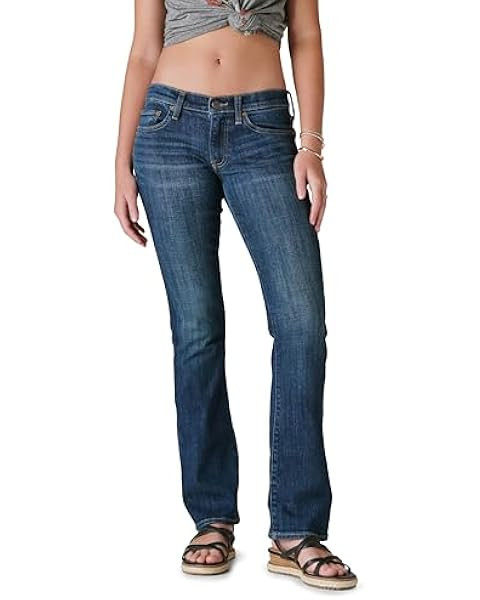 Lucky Brand Women's Mid Rise Sweet Straight Jeans | Amazon (US)
