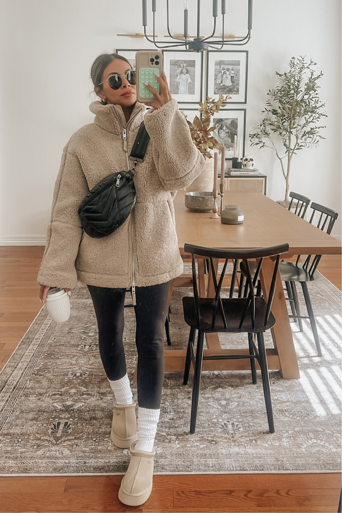 casual fall outfit of the day 🍂 

Fall outfits 
Teddy coat 
Belt bag 
Uggs 
Tazz Uggs 
Women slippers 
Fall shoes 
Neutral outfit 
Minimal outfit idea 
Fall outfit idea 
Mom style 
Outfit of the day 
Leggings 
Mom outfit idea 

#teddycoat #falloutfits #momstyle #falloutfitidea #neutraloutfit #fallstyle #beltbag #uggs #tazzuggs #neutralfashion #neutralstyle 

#LTKSeasonal #LTKfindsunder100 #LTKstyletip